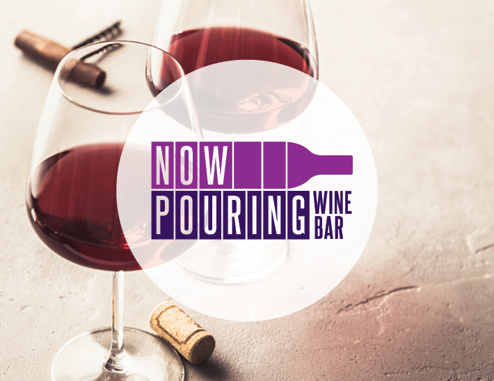 Now Pouring Wine Bar logo