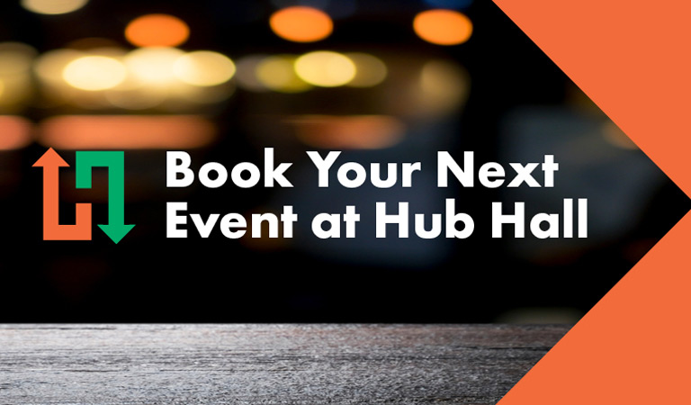 Book your next event at Hub Hall